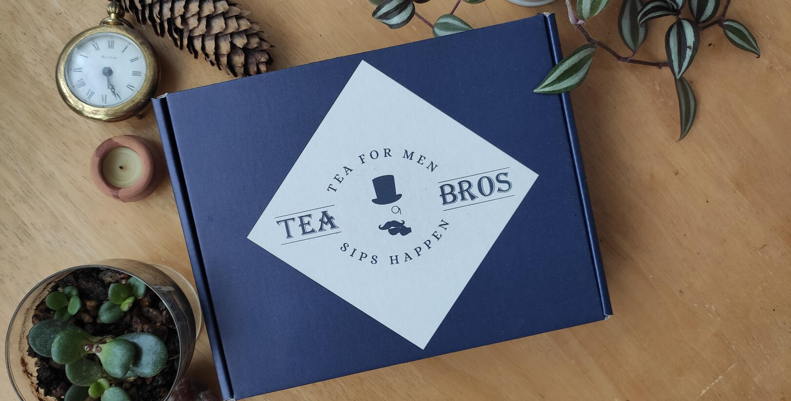 Loose leaf tea gift set for men